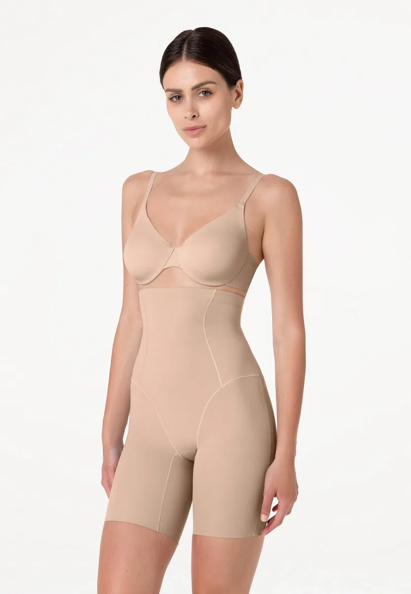 Lovable Guaina Modellante a Pantaloncino Gamba Lunga | Pancera Vita Alta | Shapewear Contenitivo Pancia Piatta | Invisibile | Sculpt Shaping Donna