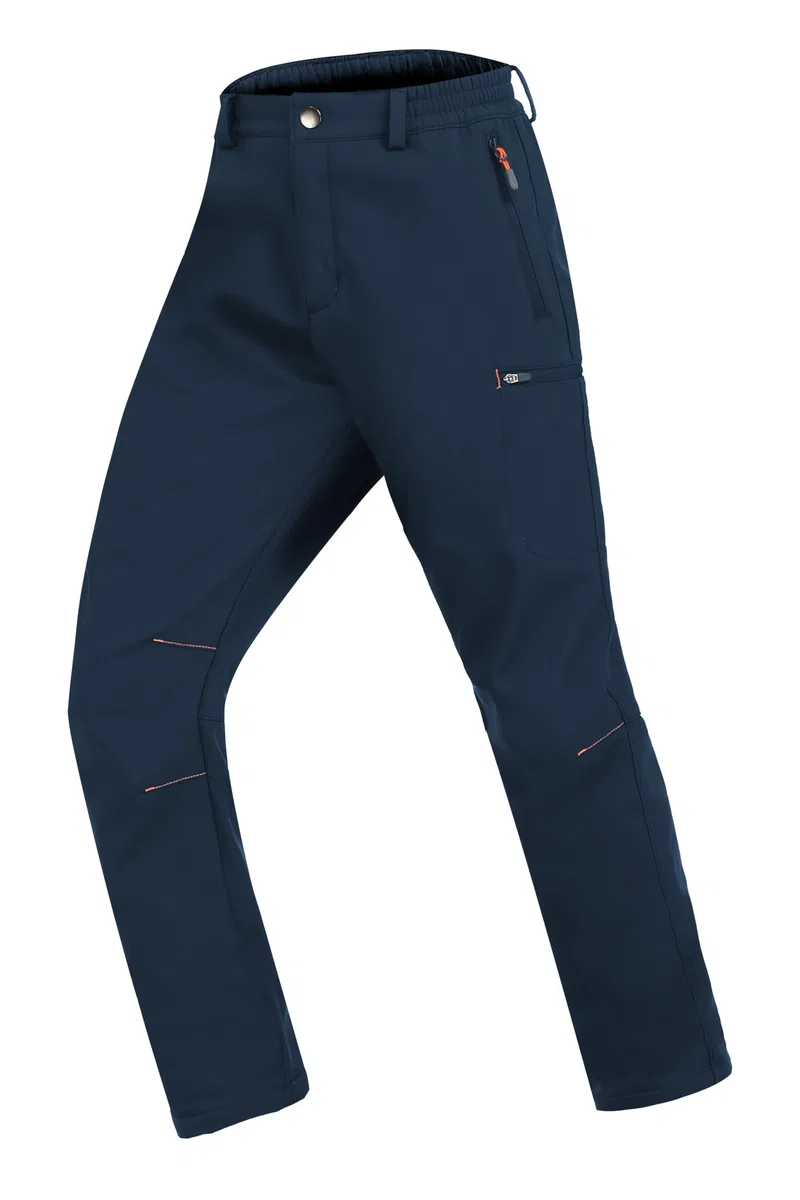 Zoofly Pantaloni da Sci Bambino Pantaloni Invernali Pantalone Neve Impermeabile Termici Ragazzo Bambina in Pile Softshell