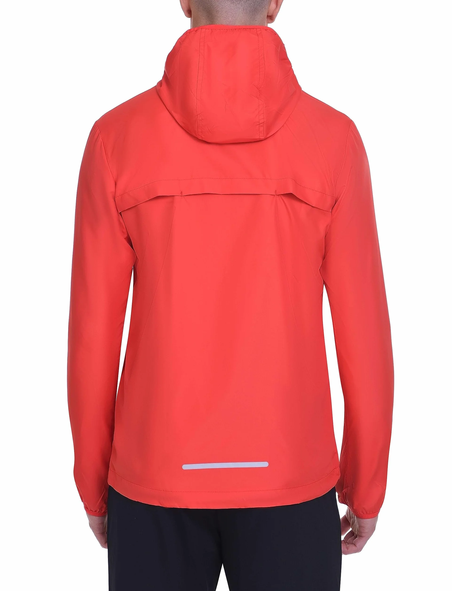 TCA Giacca Softshell da Corsa Uomo. Giacca Riflettente Traspirante e Ripiegabile con Tasche con Cerniera