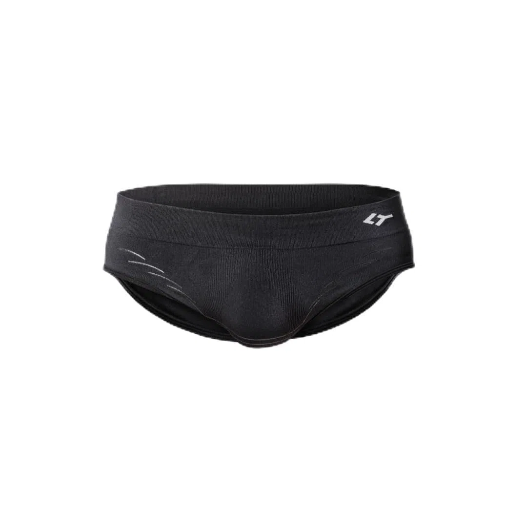 FLOKY Slip Uomo Corelift. Intimo biomeccanico. Multisport. Supporto e stabilità Funzionale specifico per Anatomia Maschile. Migliora la stabilità Muscolare ed Il Recupero Post Allenamento. Nero L-XL