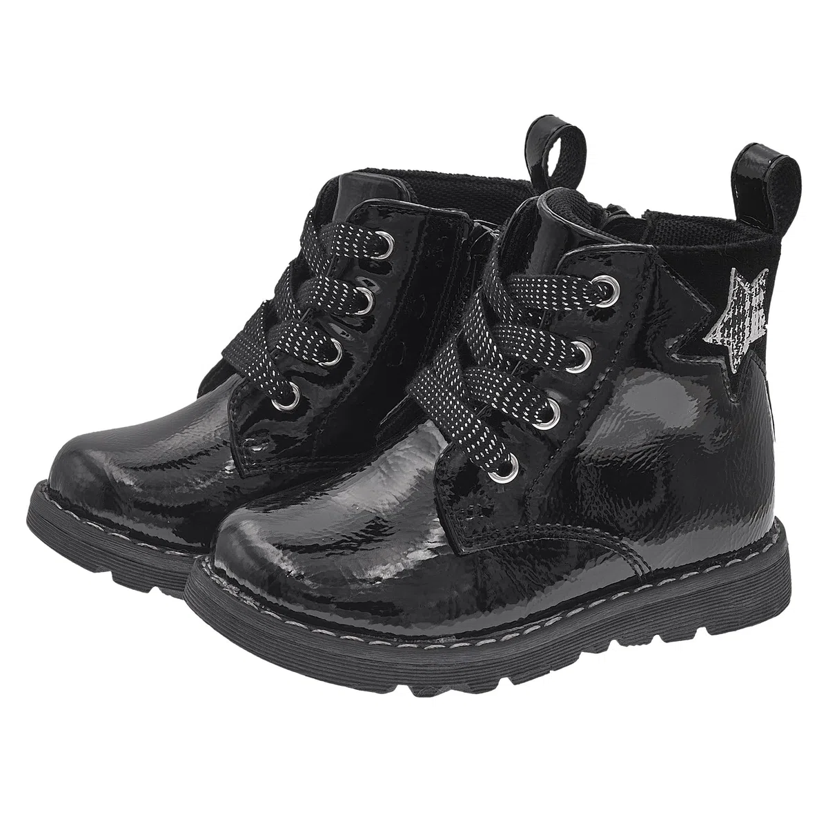 Chicco, Scarponcini Bambina con Zip Laterale, Polacchini Comodi, Flessibili e Traspiranti, Ideali per Autunno e Inverno, Scarpe Bambina, Designed in Italy