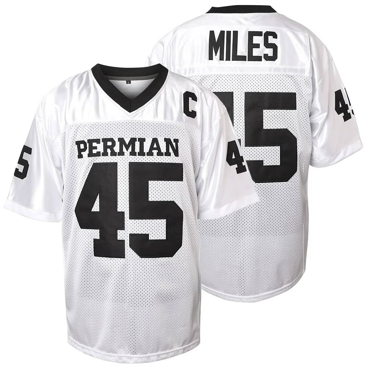 Boobie Miles Jersey 45 Permian Friday Night Lights Football Jersey Bianco Nero S-XXXL