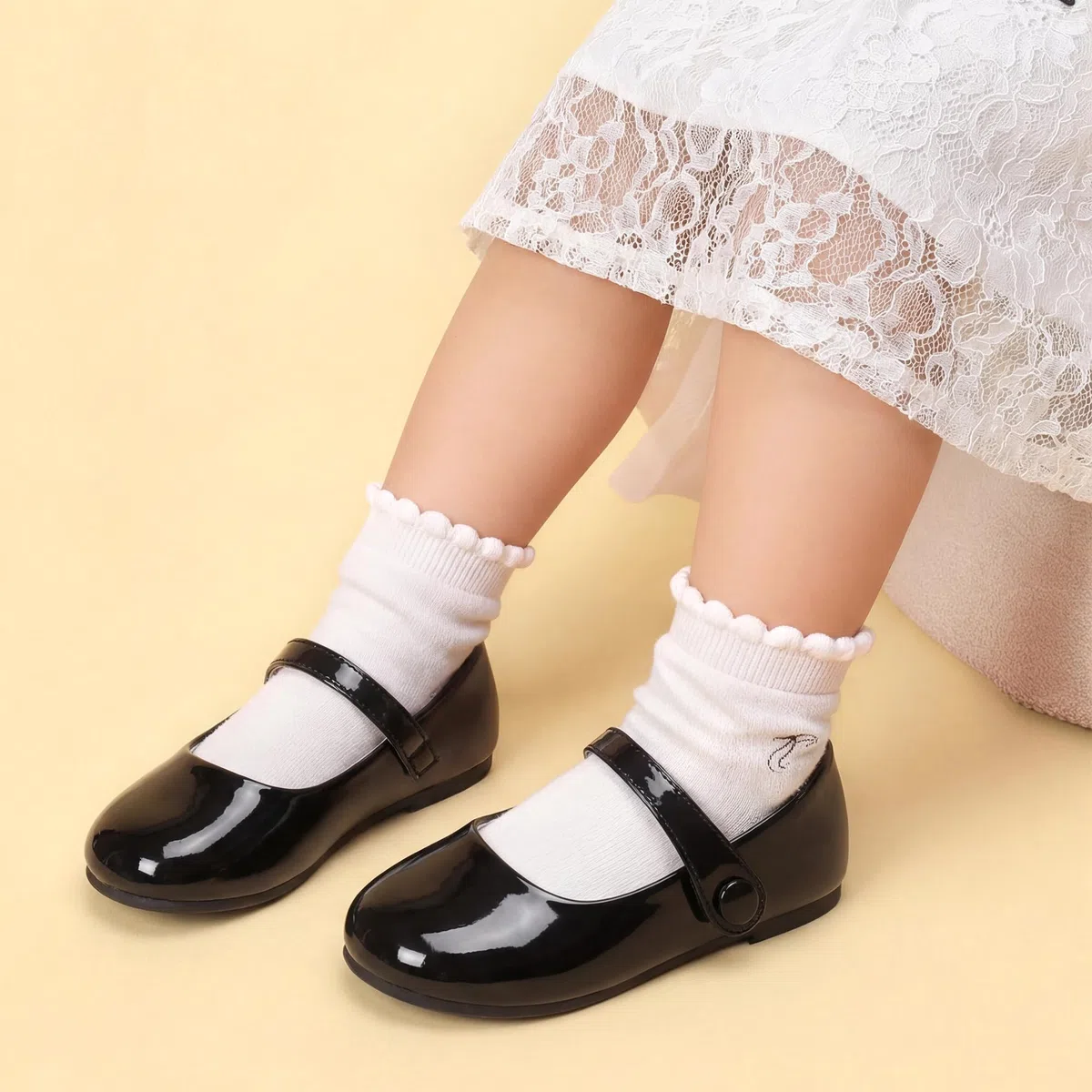 DREAM PAIRS Scarpe Basse Mary Jane per Bambine, Ballerine Bambina da Sposa con Punta Tonda per Scuola Feste