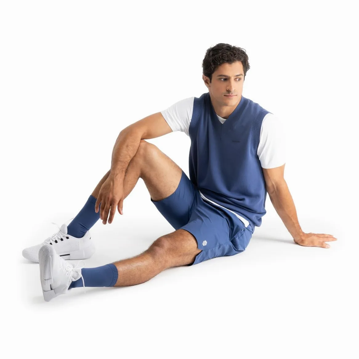 SIROKO Pantaloncini Tennis Velozix Blue Blu