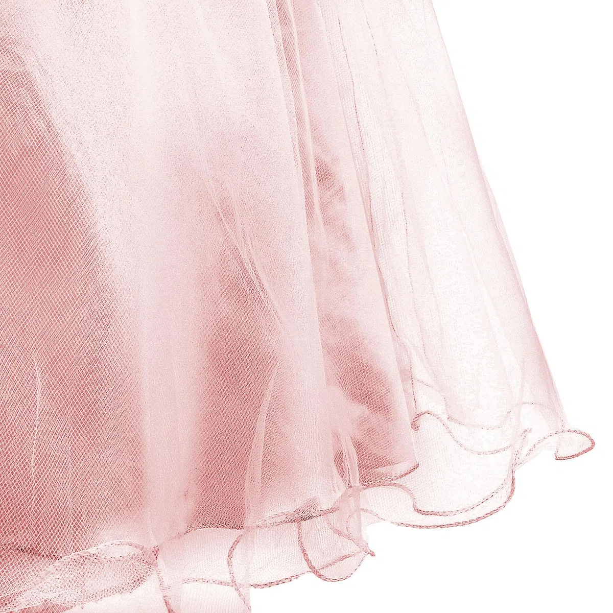 Discoball Vestito da Principessa con Paillettes, in Tulle, con Fiori, per Feste di Compleanno, Matrimoni, Damigelle d'Onore, per Bambine dai 3 ai 12 Anni