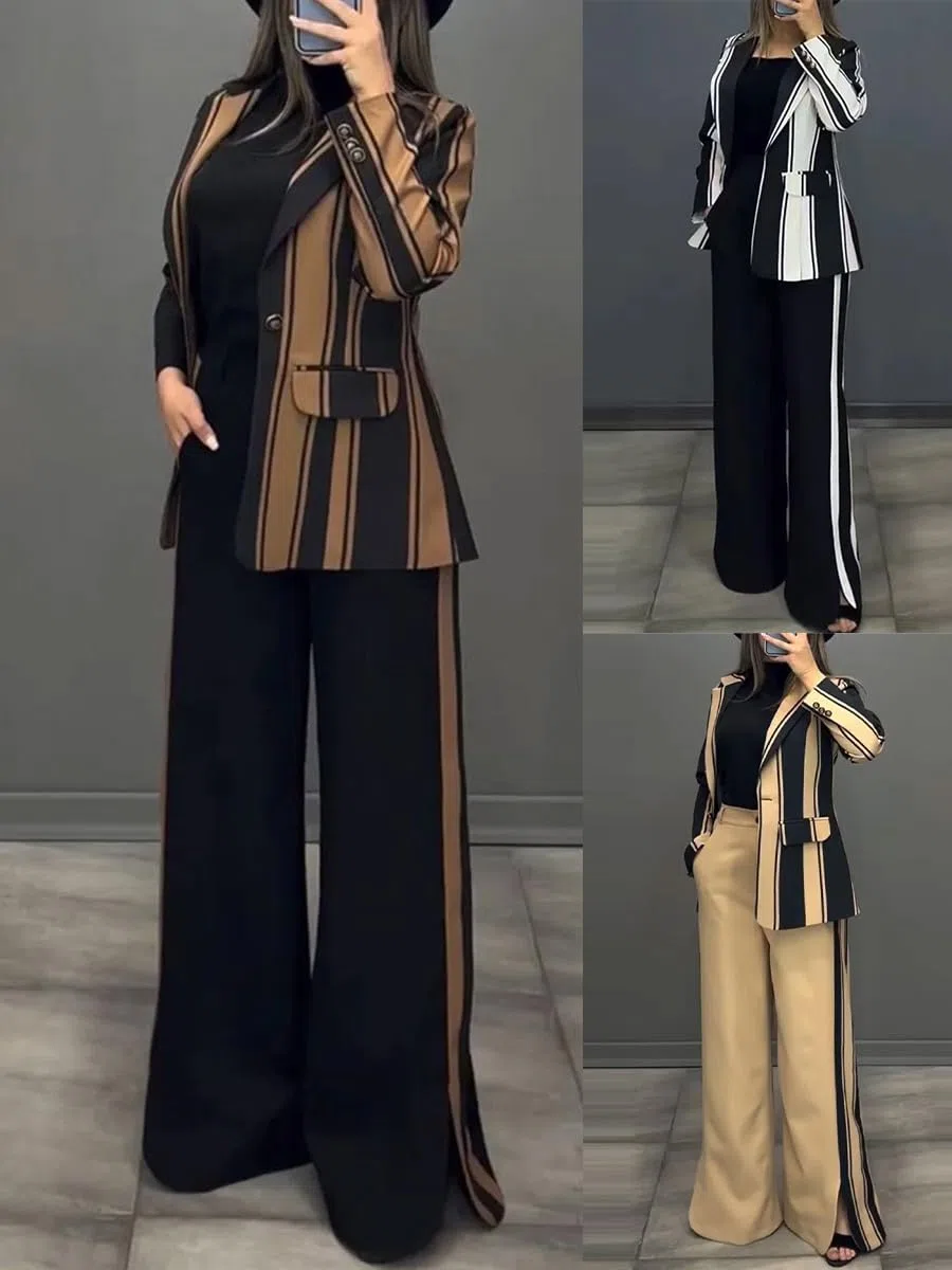 shownicer Tuta Donna Completo Eleganti Tailleur Pantaloni Tuta 2 Pezzi Set Curvy Completi Pantaloni e Giacca Due Pezzi Ufficio e Lavoro Blazer Tute