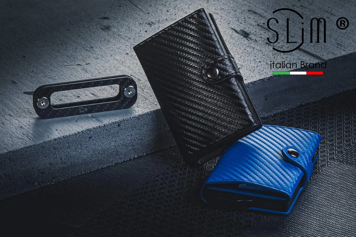 SLim Porta Carte di Credito Schermato Portafoglio Uomo Rfid Portatessere Anticlonazione Donna Portacarte Uomo