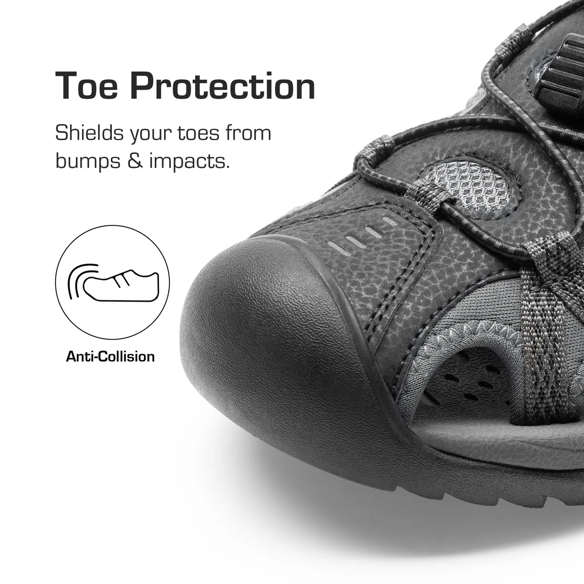 DREAM PAIRS Estivi Sandali da Uomo Sportivo Spiaggia Antiscivolo Scarpe da Trekking Chiuse