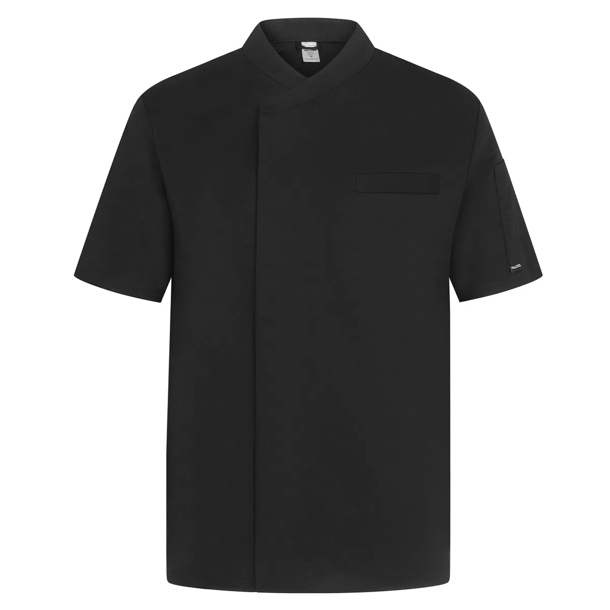 PALLTEX KOTO SS 100% Cotone Giacca Cuoco Uomo e Donna Unisex con i Bottoni Automatici Giacca da Cuoco Ristorante Divisa da Cuoco a Maniche Corti