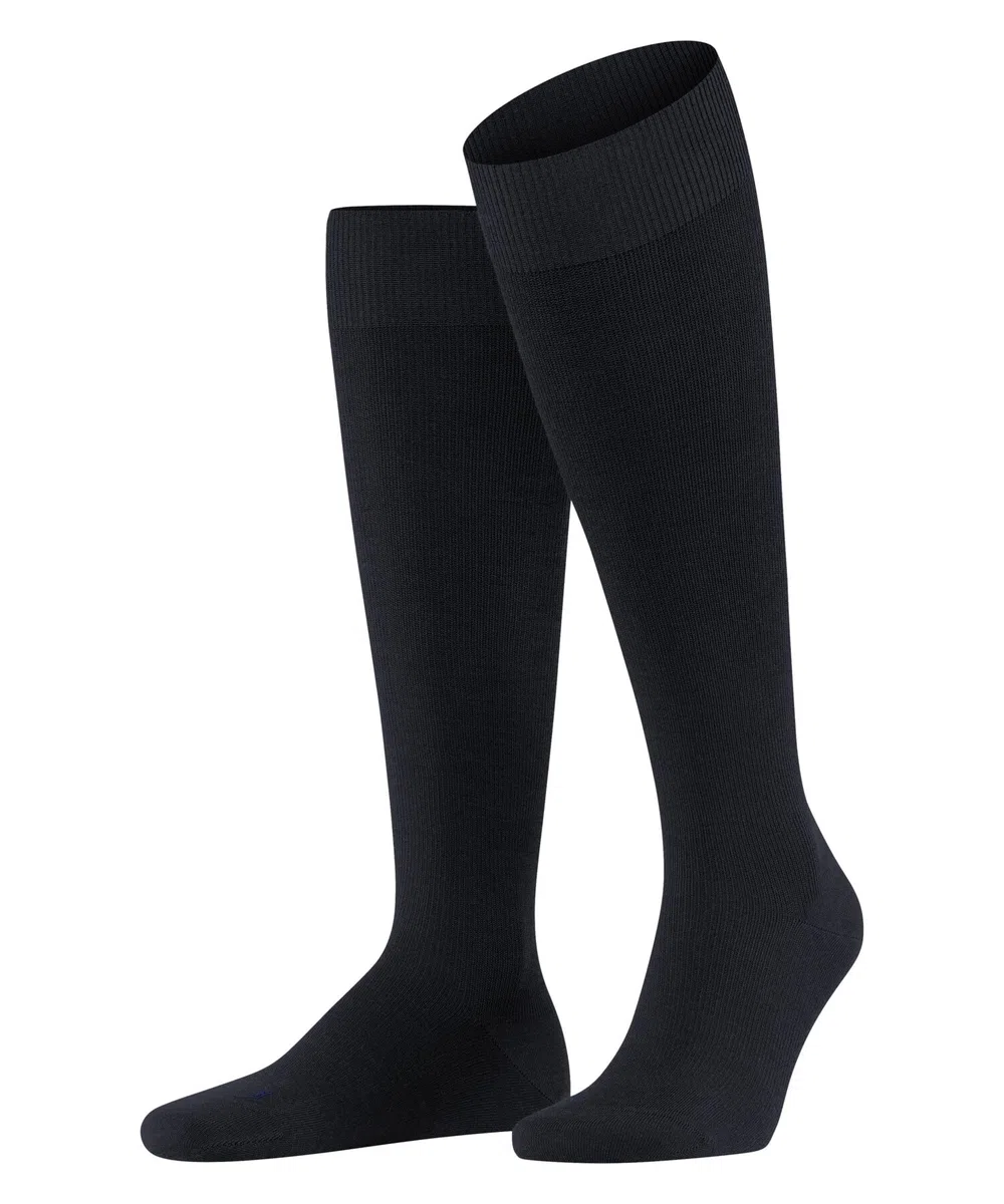 FALKE Lufthansa Travel & Comfort uomo Energizing Wool calzini lunghi traspiranti termoregolanti antiodore lana vergine cotone sottili caldi compressione forte migliore circolazione sanguigna 1 paio