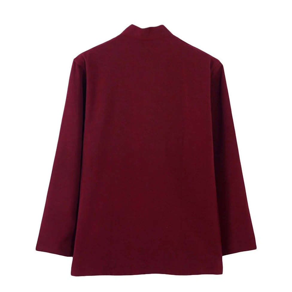 G-like Camicia da uomo cinese - Arti marziali tradizionali Kung Fu Tai Chi Wushu Classico Tangzhuang Stile Manica Lunga Giacca Allenamento Uniforme Primavera Autunno Tempo Libero Abbigliamento