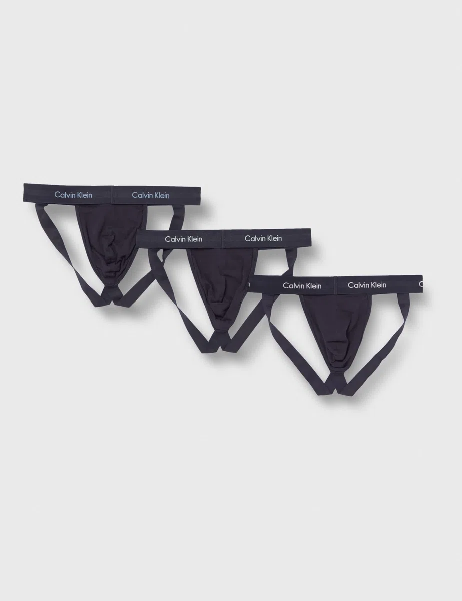 Calvin Klein Sospensori Intimo Sport Confezione da 3 Uomo Cotone Elasticizzato