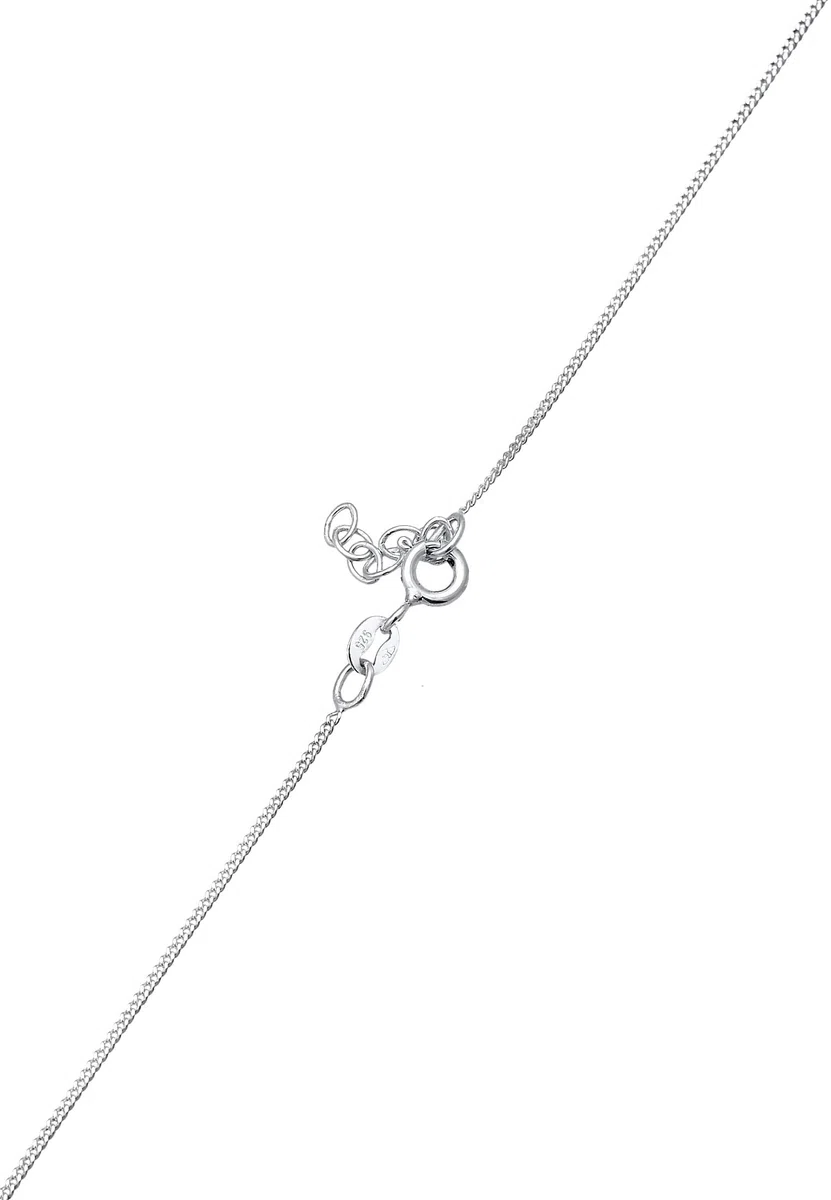 Elli Halskette Kinder Regenbogen Wolke Anhänger mit Emaille Bunt in 925 Sterling Silber