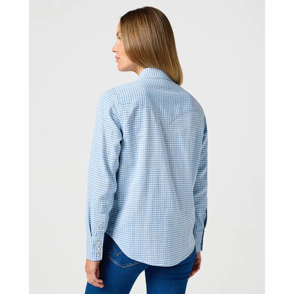 Wrangler Western Shirt Maglietta Donna