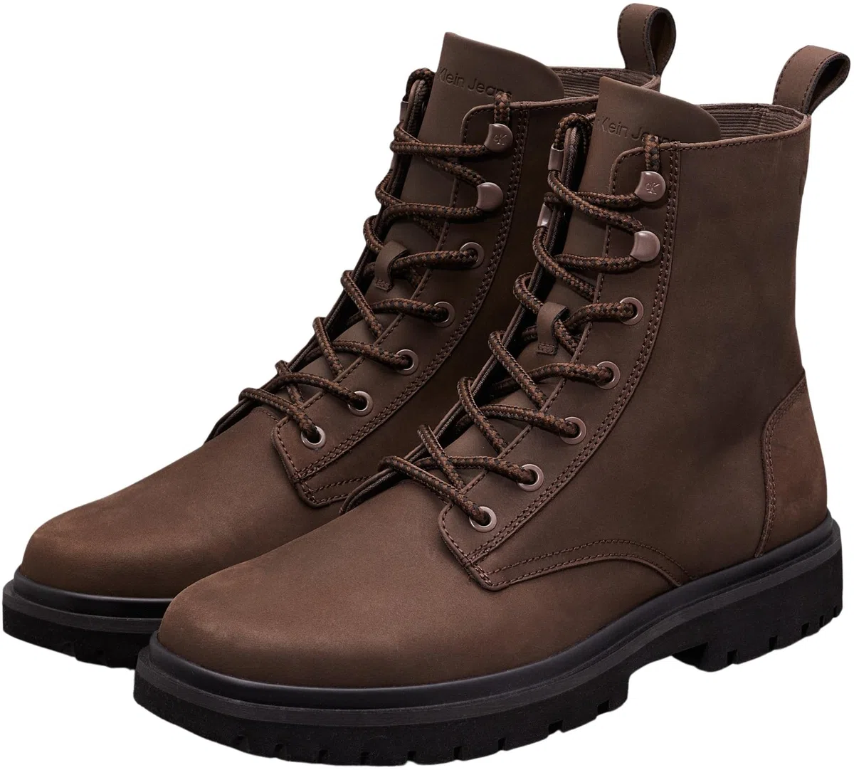 Calvin Klein Eva Boot Mid Laceup Rebellious Ym0ym01071, Stivali Uomo