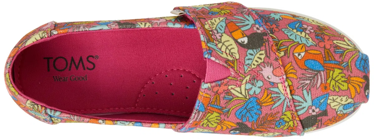 TOMS Alpargata Classic, Espadrillas Slip-On Bambine e Ragazze