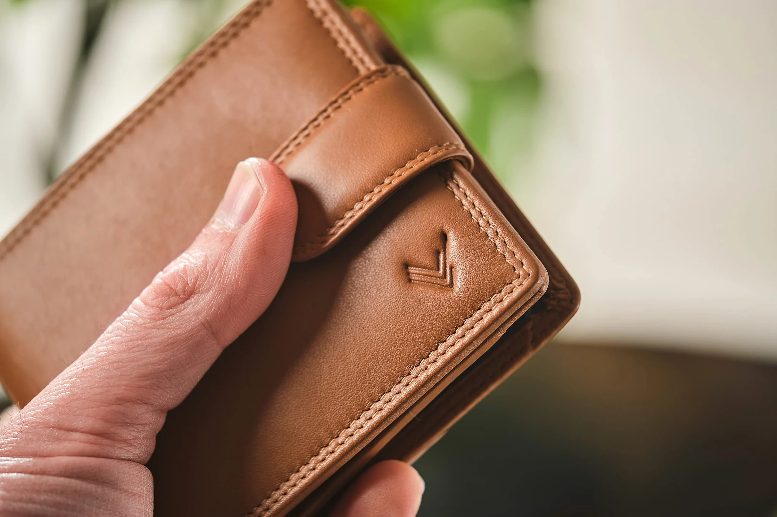 Portafoglio Uomo Pelle Vera - Portamonete Uomo Elegante con Blocco RFID - Porta Carte di Credito Grande – Wallet for Men - Portafoglio Slim con Portamonete - Idee Regalo Papá.