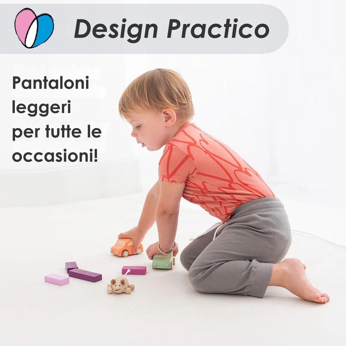 Lovjoy Pantaloni da Jogging Bambina/Pantaloni Casual / 100% Cotone, Morbidi e Confortevoli