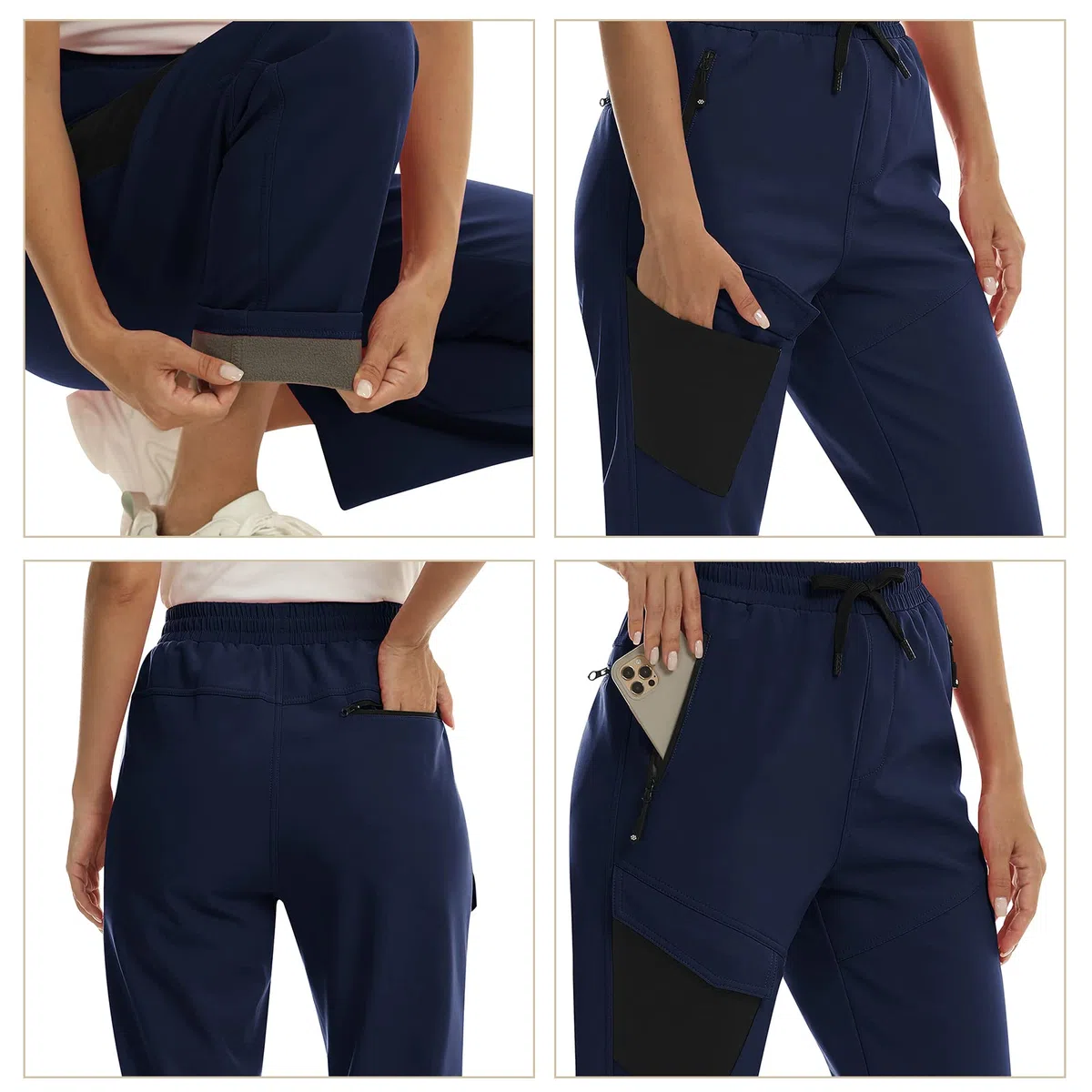 MoFiz Pantaloni Sci Donna Pantaloni Termici Trekking Impermeabili Pantaloni Invernali