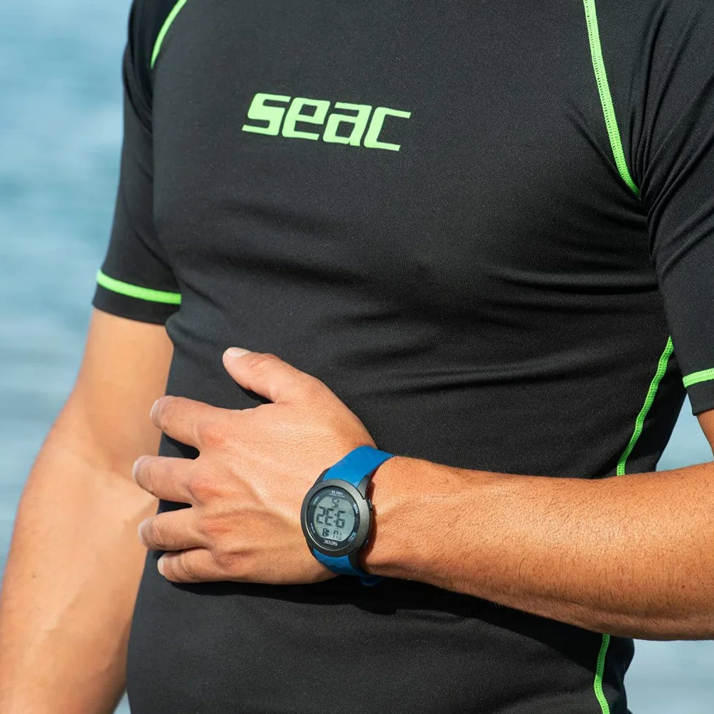SEAC Chronos, Orologio Digitale Resistente all'Acqua 100 m Unisex Adulto