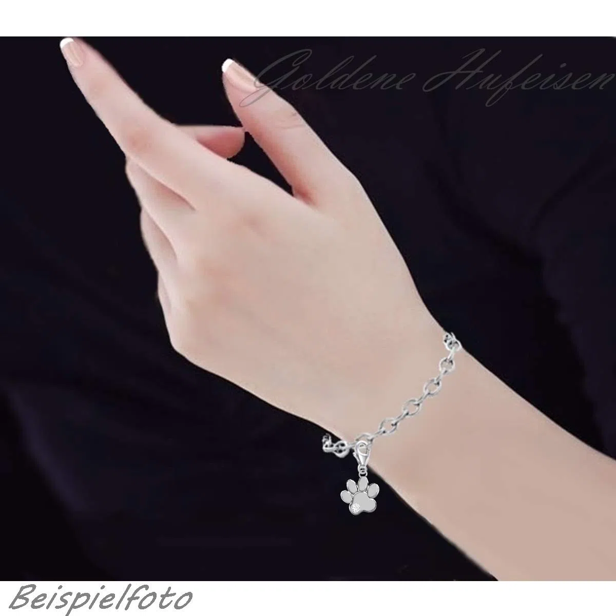 Ciondolo per bracciale in vero argento 925, per bambine e ragazze