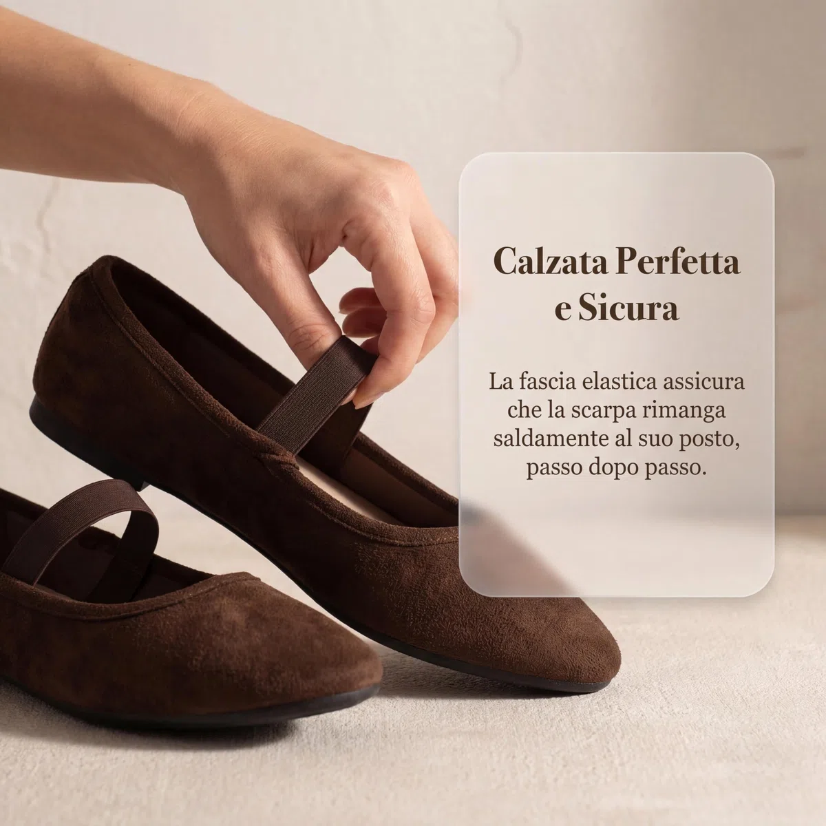GLAMORA Ballerine da donna con cinturino elastico, Mary Jane, scarpe piatte comode, morbide e leggere, punta rotonda, ballerina classica, elegante, suola antiscivolo, scarpe da donna quotidiane