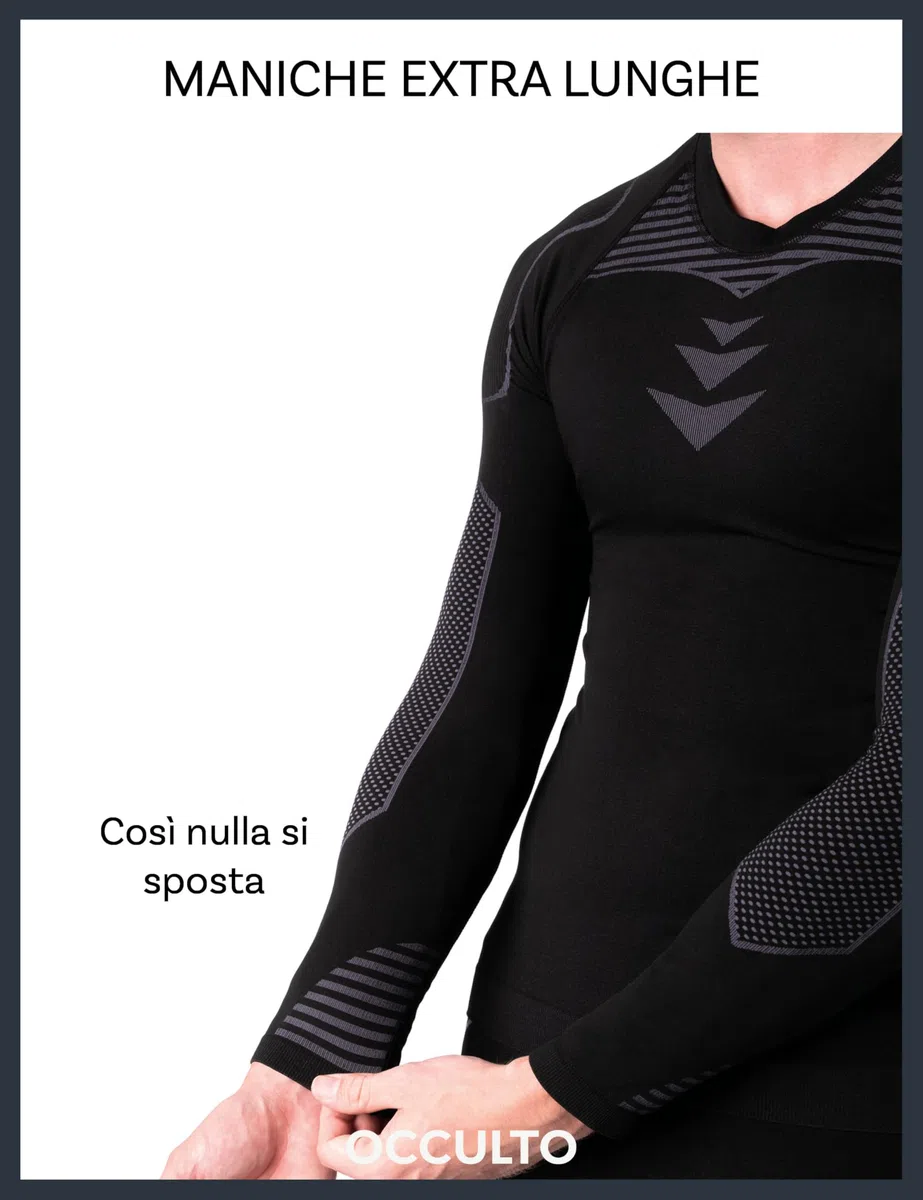 Occulto Intimo Termico Invernale Set Uomo (Modello: James)