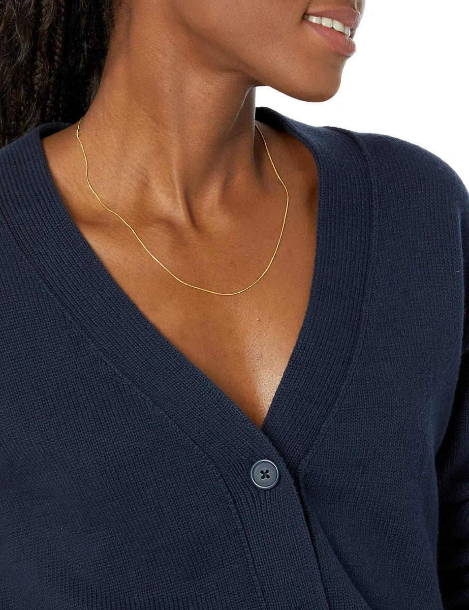 Amazon Essentials Cardigan di Peso Medio, Vestibilità Comoda Donna