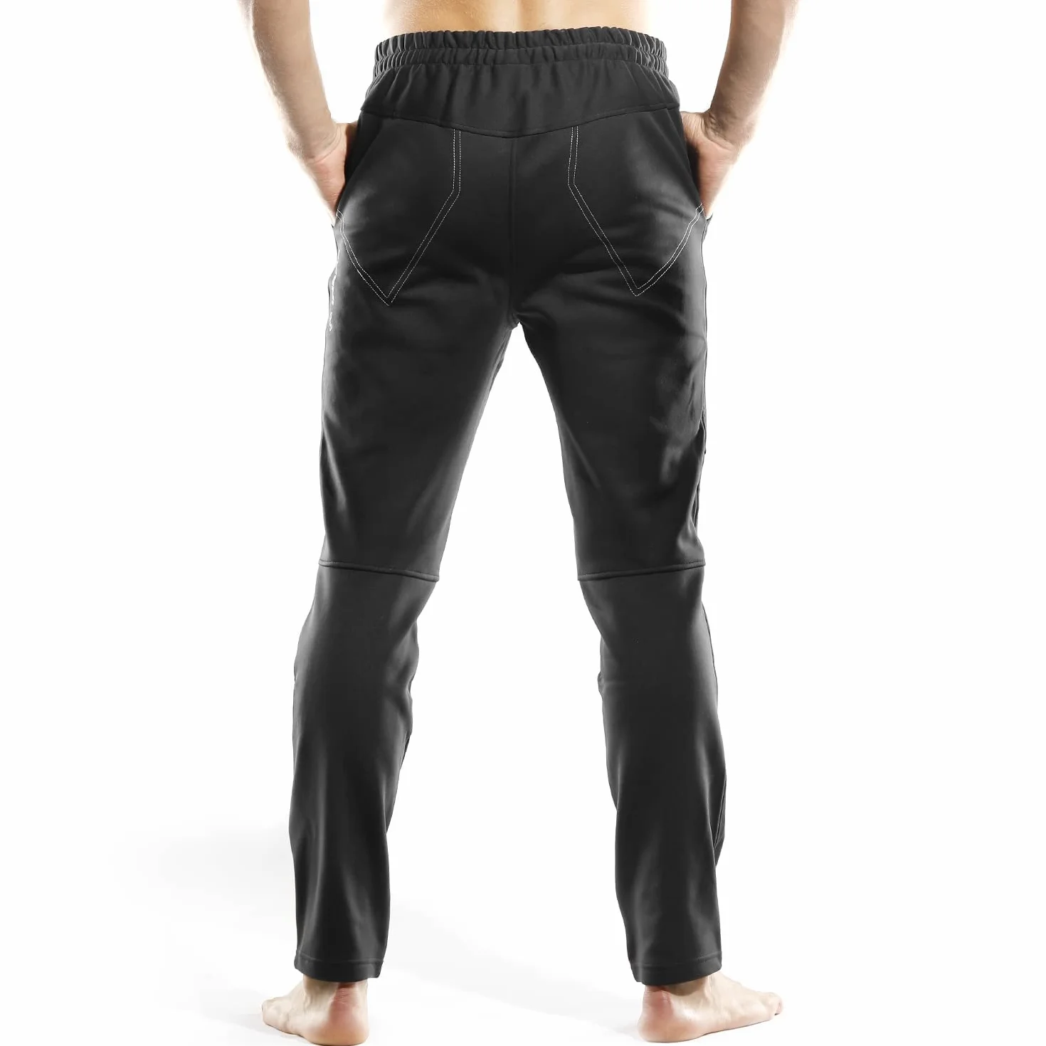INBIKE Pantaloni Lunghi Ciclismo Uomo Antivento Termici Impermeabile Sportivo per MTB e Vita Quotidiana Outdoor Invernale