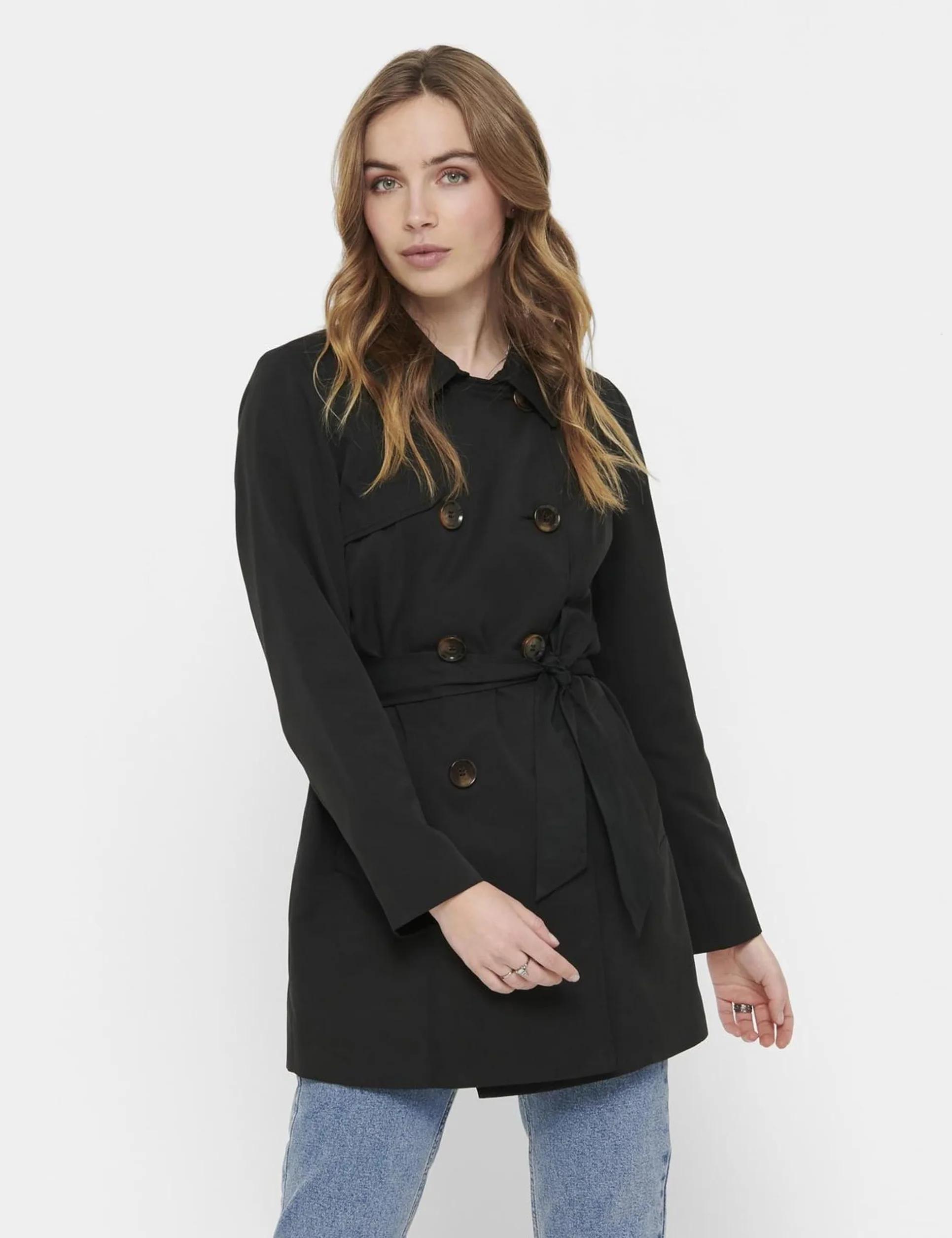 ONLY Onlvalerie Trenchcoat Otw Noos Trench Donna