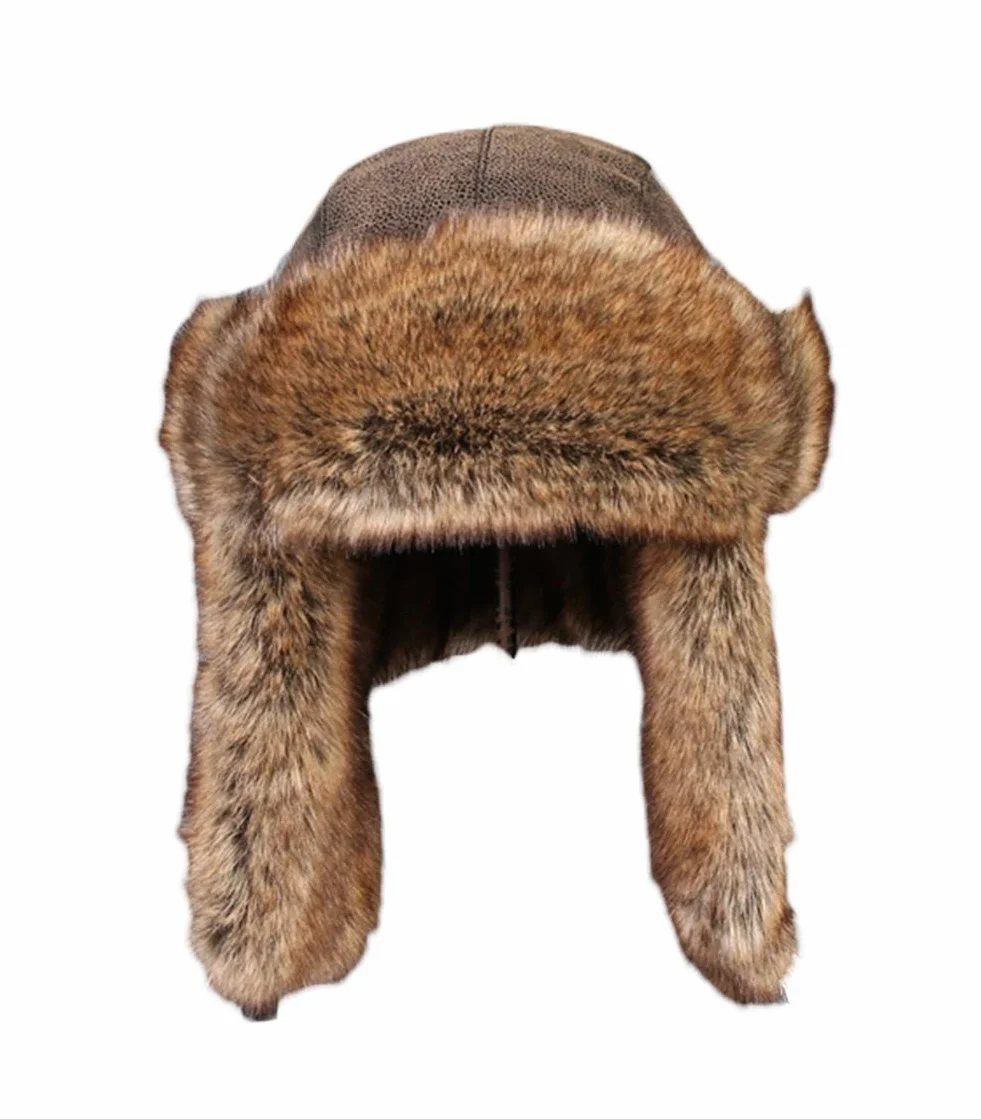 Insun Unisex Cappello da Aviatore Cappelli con Pelliccia Sintetica Berretto Antivento Invernale