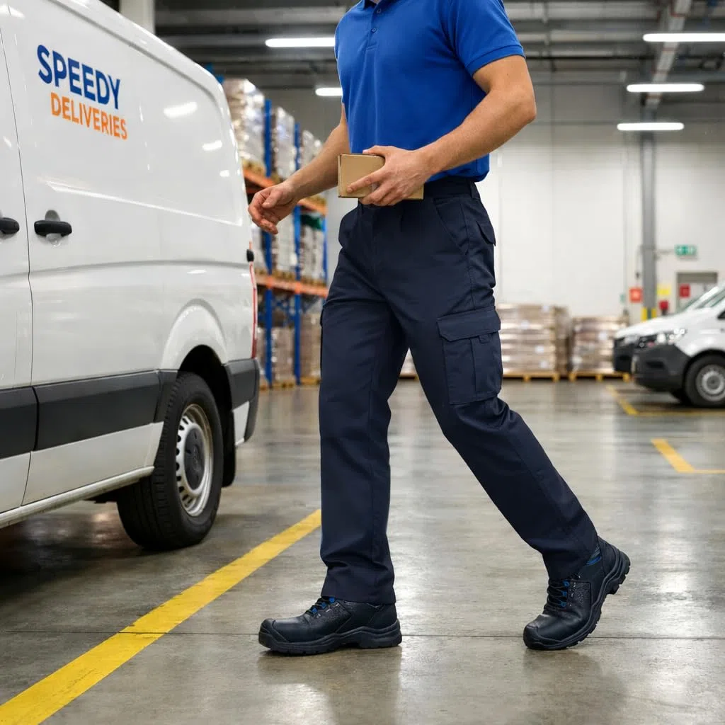 BWOLF Prime Cargo Pantaloni da Lavoro Uomo con Spandex, Elasticizzati Pantaloni Lavoro da Uomo Cotone - Poliestere - Spandex, S - 4XL