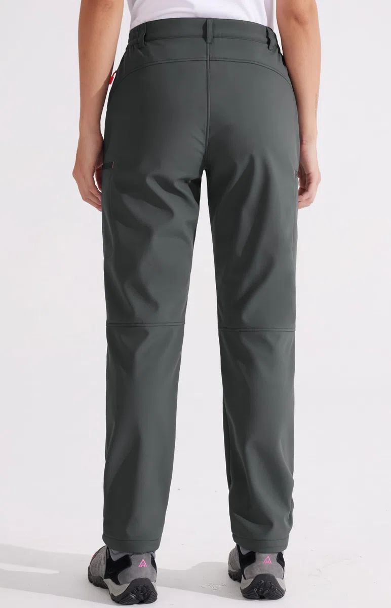 Libin Pantaloni Trekking Donna Invernali Pantaloni Sci Softshell Termici Escursionismo Impermeabili Neve Lavoro Pantaloni da All'aperto Outdoor
