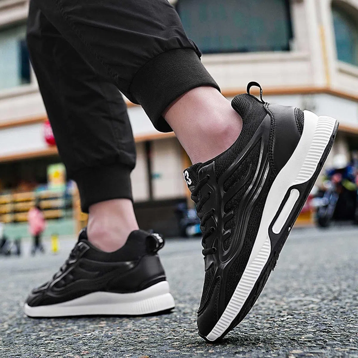 Scarpe alte invisibili da uomo con tacco da 6 cm/8 cm/10 cm Elevator Shoes Scarpe da passeggio Tennis Sport Golf Leggero Antistatico Traspirante Sneakers Altezza 6 cm/8 cm/10 cm