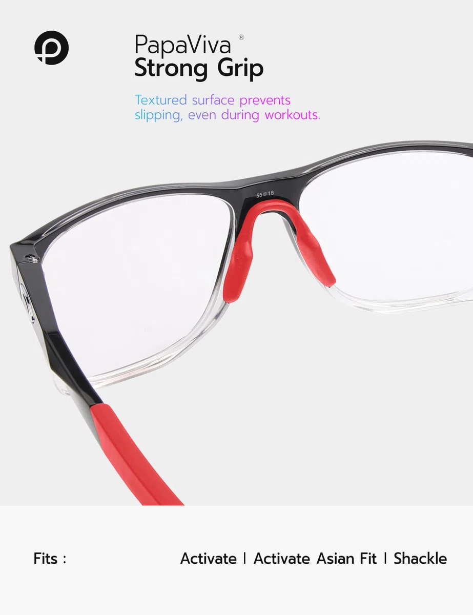 Kit di ricambio in gomma per naso e gommini per Oakley Activate OX8173 / Activate AF OX8169F