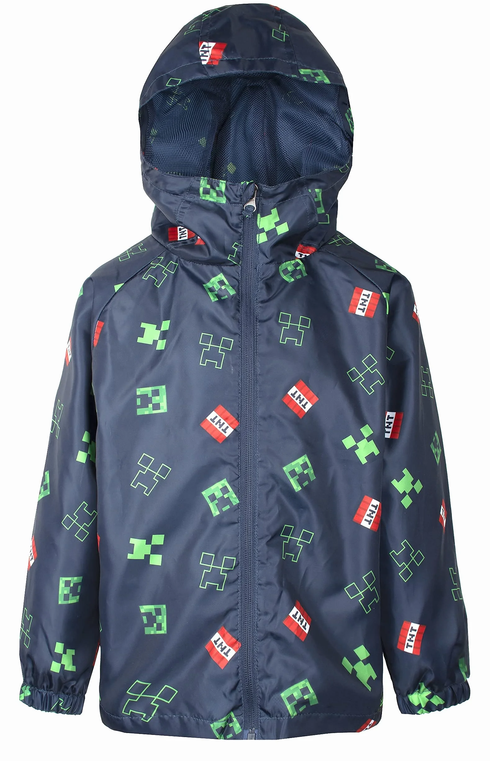 MINECRAFT WATERPROOF JACKET with Hood