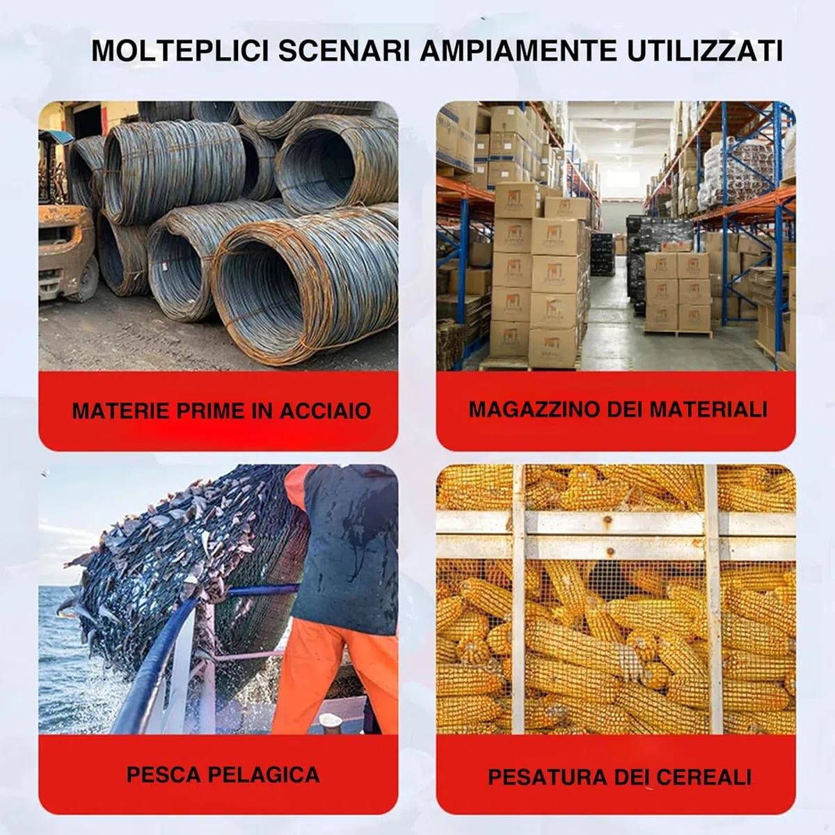 Voltix Bilancia Sospesa Elettronica da 500 kg (1100 Libbre), Bilancia Sospesa Industriale con Sensore Preciso, Mini Bilancia LCD Portatile con Gancio, Bilancia per Valigie (Nero)