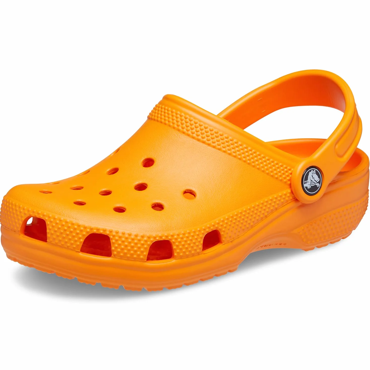 Crocs Classic Clog T, Zoccoli Unisex - Bambini e ragazzi, Orange Zing, 24/25 EU