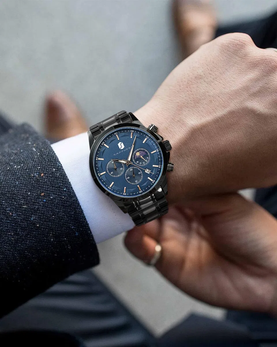BENYAR BY Orologio da uomo al quarzo analogico in acciaio inossidabile cinturino Timing Date Display impermeabile luminoso orologio Business Casual Sports Watch Fashion Holiday regalo per il padre