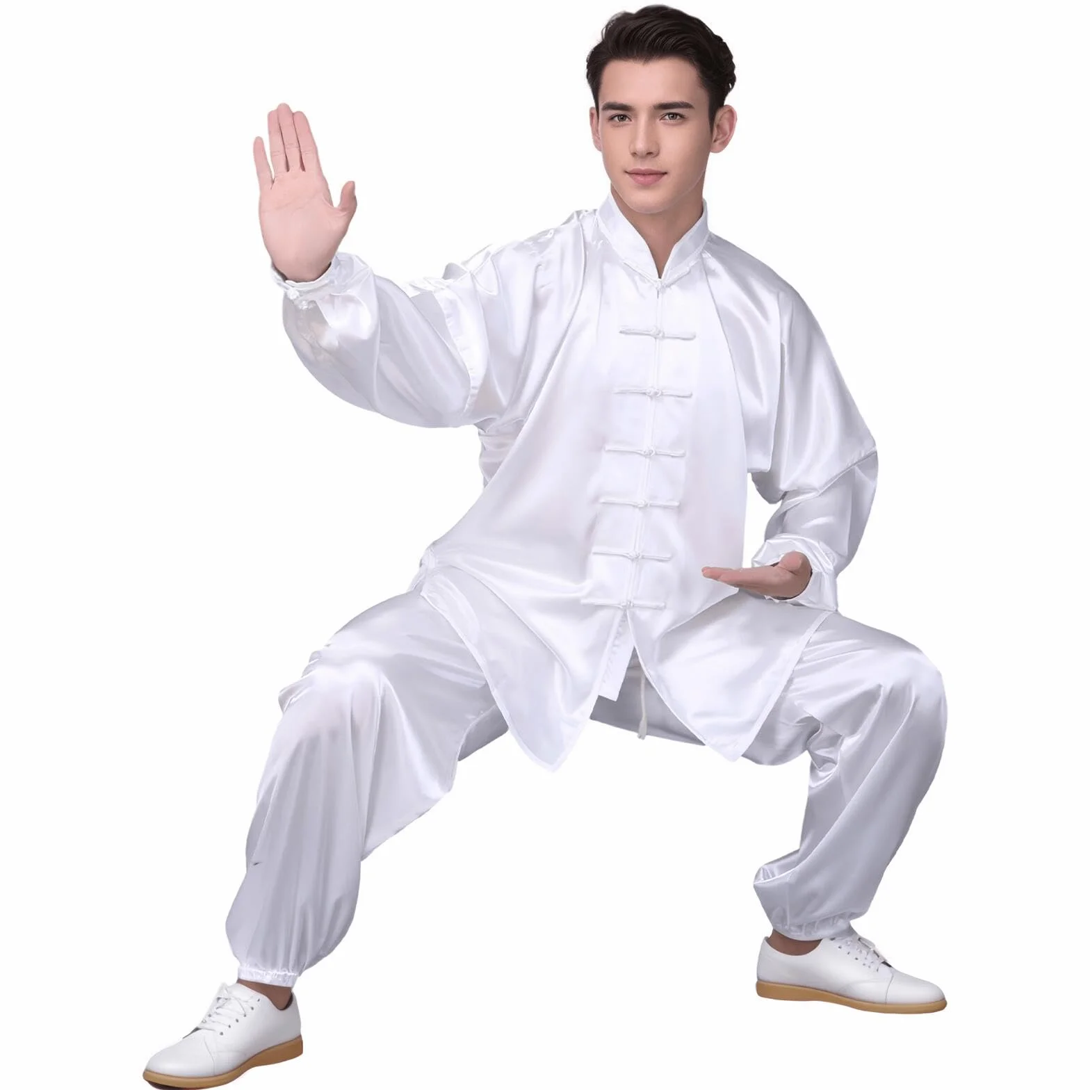 Andux Cinese Tradizionale Tai Chi Uniformi Kung Fu Abbigliamento Unisex SS-TJF01