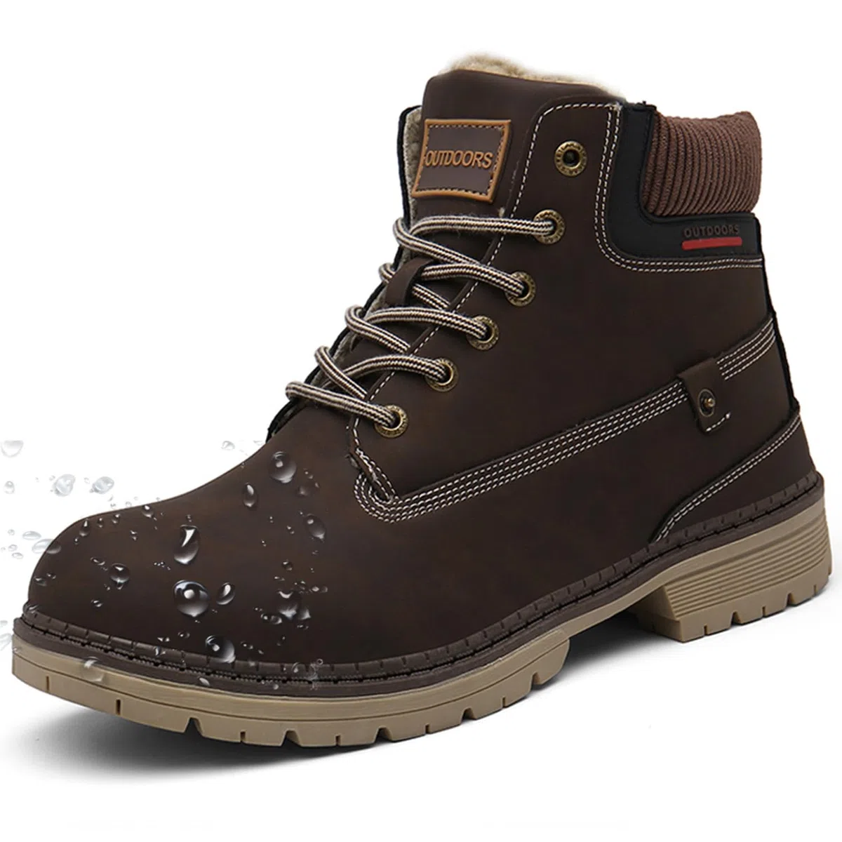 Stivali Invernali Uomo Donna Stivali da Neve Caldi Foderati Stivaletti Scarpe Inverno Trekking Outdoor