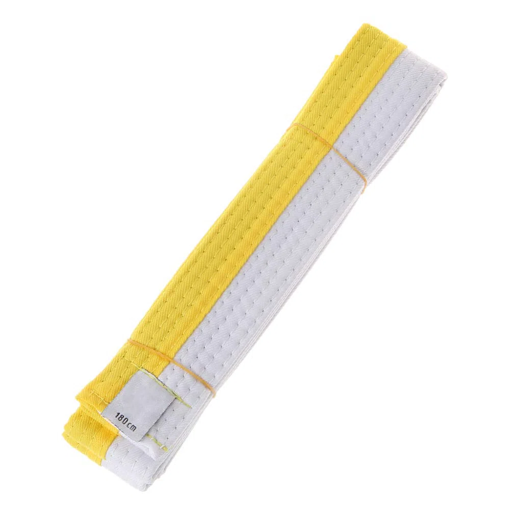 Cintura Sportiva a Righe per Arti Marziali a Doppio Avvolgimento 1,8 m/2,8 m A 1,8 m