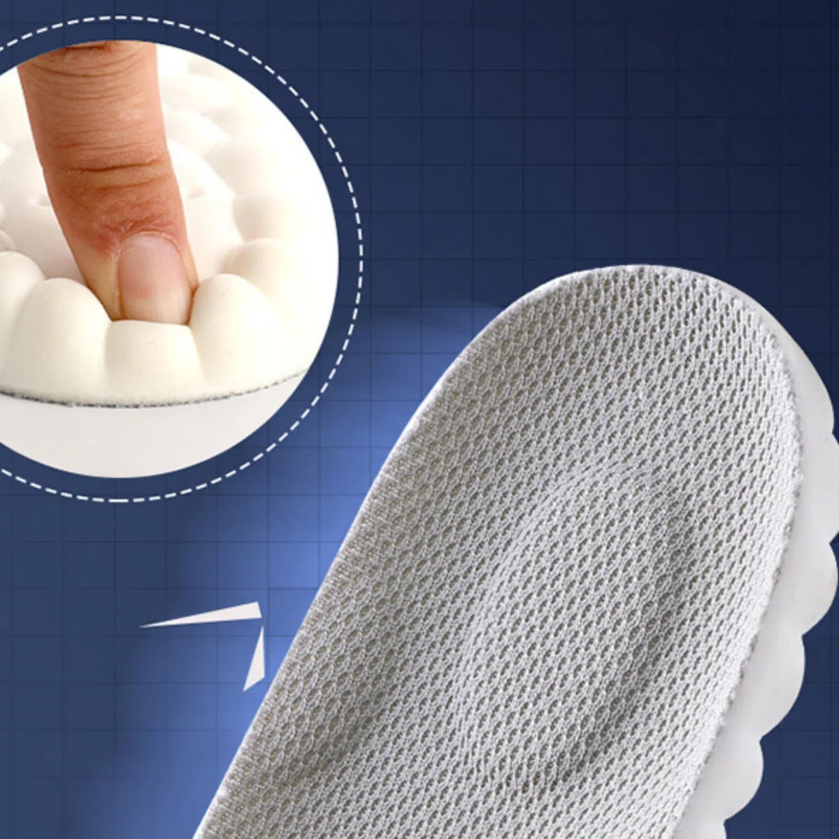 Happybimbi Solette,Solette Ortopediche Ammortizzanti,Traspiranti e Morbide,Solette Ergonomiche Multiuso per Lavoro,Sport e Uso Quotidiano,Confort Extra Antiodore