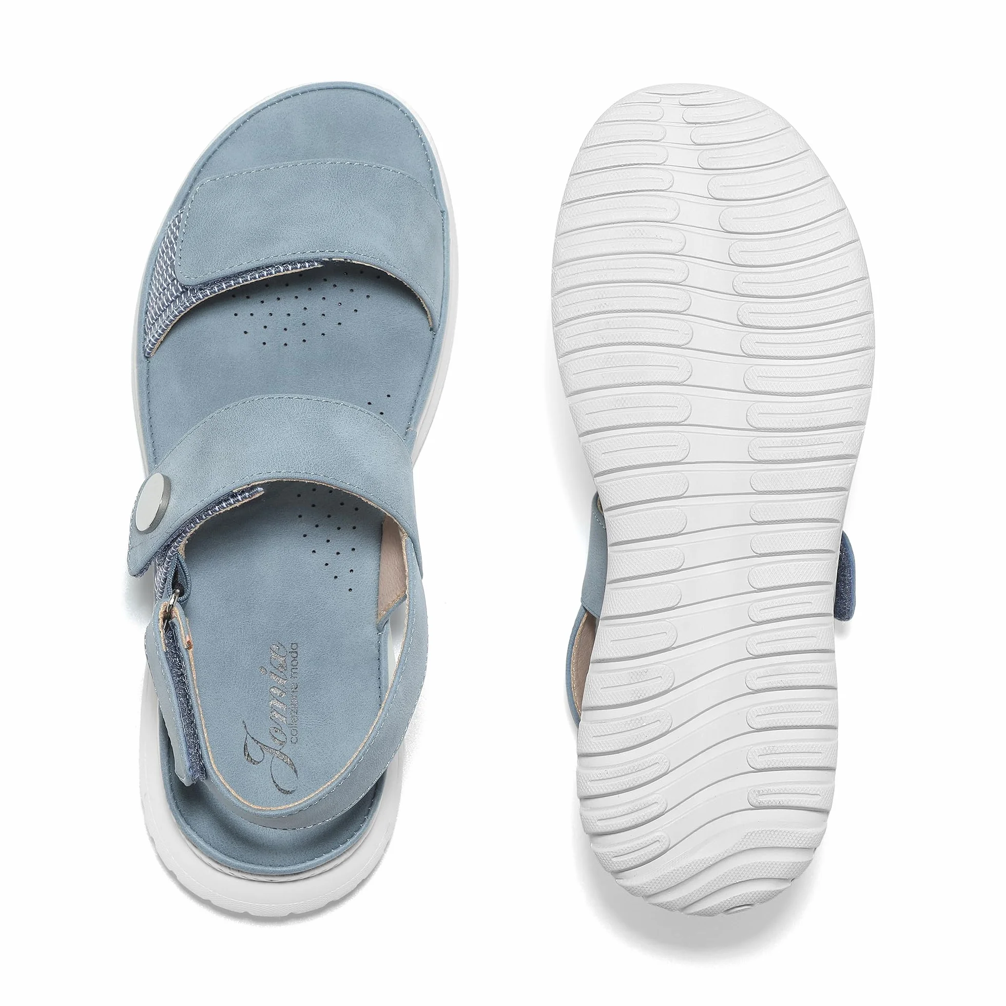 JOMIX Sandali Donna Estivi a Strappo Scarpe Bassi Eleganti Comodi