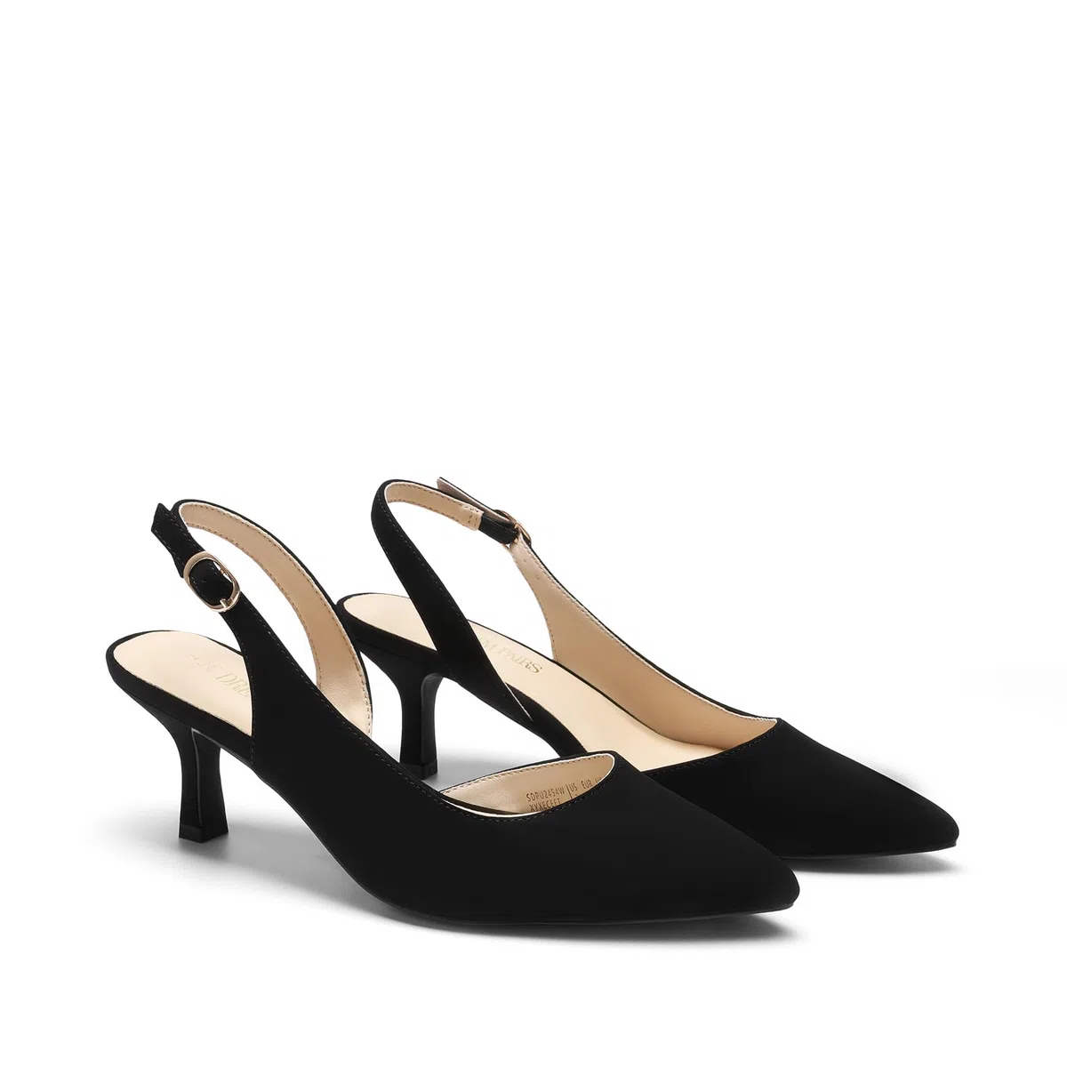 DREAM PAIRS Scarpe da Donna con Tacco a Spillo, Punta Chiusa, Décolleté Basse, Slingback Donna da Sposa e Festa