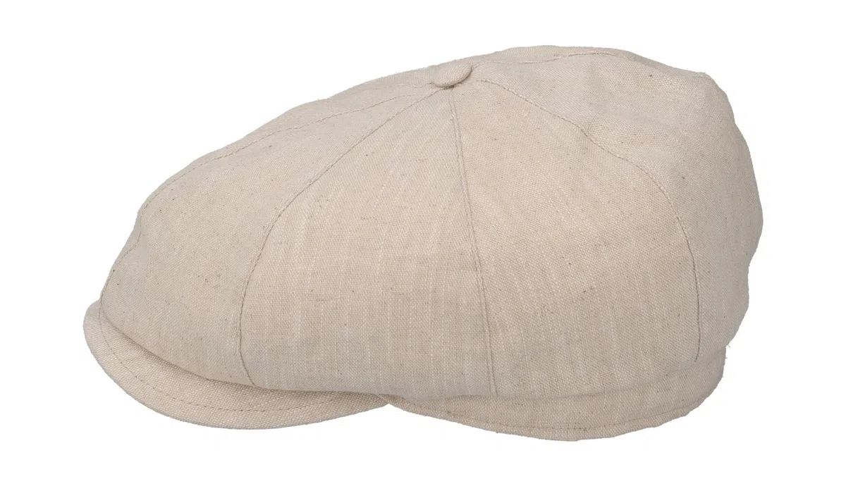 Coppola Uomo Estiva 100% Lino Made in Italy - Cappello Irlandese 8 Spicchi Taglie 55-61