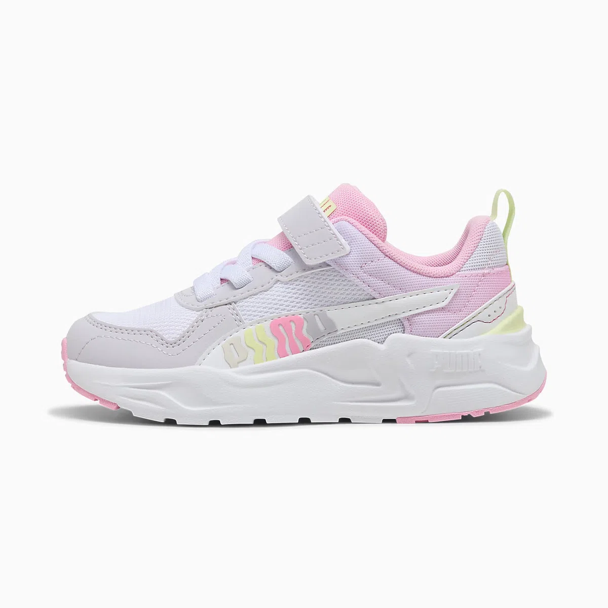 PUMA Trinity 2 Lt Come on AC+ PS Basket, Lavanda Pop Spritz Mela Bianco, 28 EU, PUMA SPIRITZ - Lavanda Pop con Mela Bianca, 28 EU