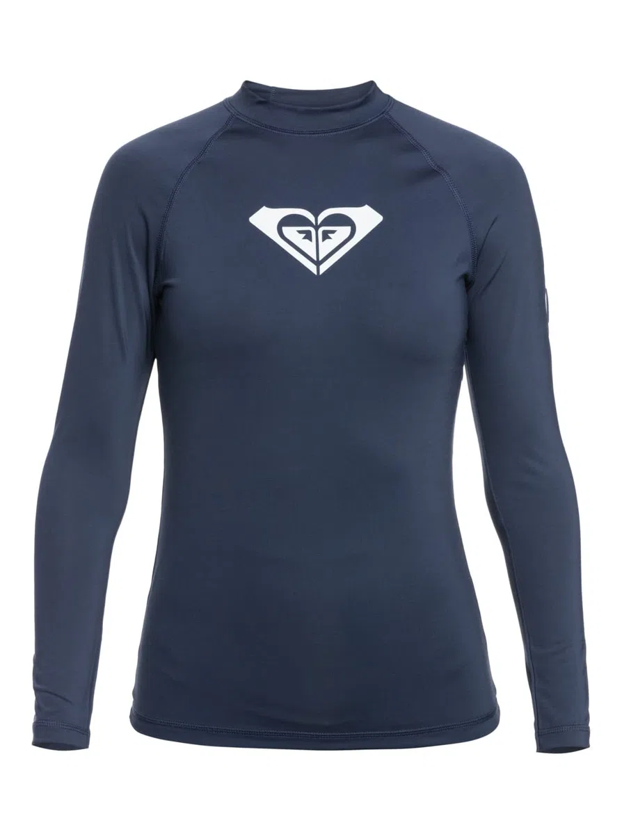 Roxy Whole Hearted - Rash Vest da Donna a Maniche Lunghe UPF 50