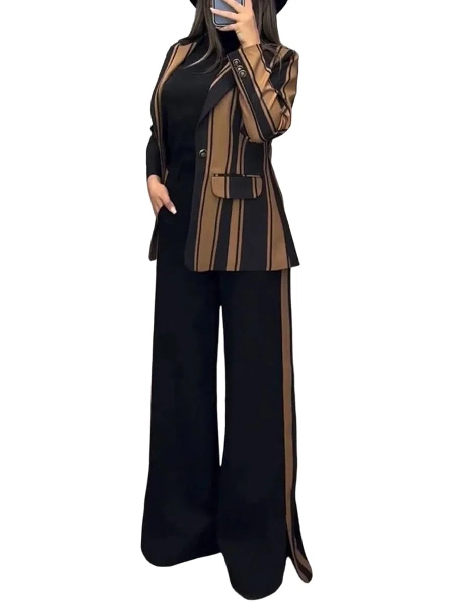 shownicer Tuta Donna Completo Eleganti Tailleur Pantaloni Tuta 2 Pezzi Set Curvy Completi Pantaloni e Giacca Due Pezzi Ufficio e Lavoro Blazer Tute