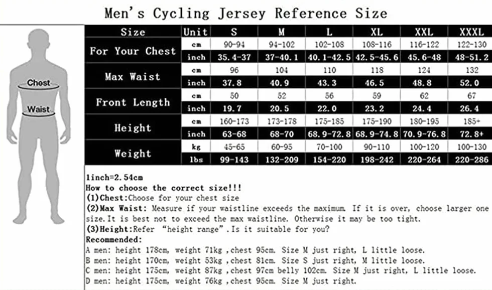 Gilet da ciclismo da uomo, senza maniche, in jersey, per ciclismo